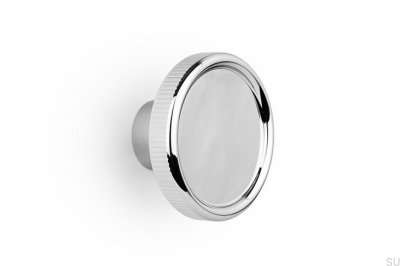 Boto 80 Wandhänger Aluminium Poliertes Nickel Eco