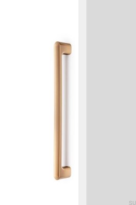 Luv Big 384 Metallgriff aus gebürstetem Gold, Cava