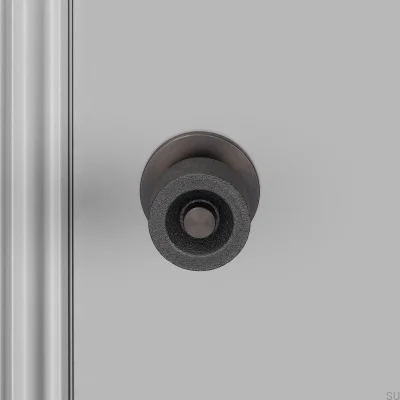 Doppelseitiger Türknauf, Guss 57, Messing, gebrannte Bronze