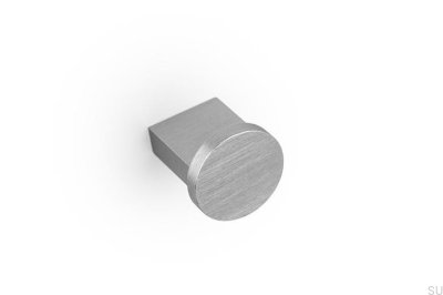 Nexx 25 Aluminium-Möbelknopf, silber gebürstet