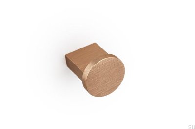 Nexx 25 Aluminium-Möbelknopf, gebürstetes Gold, Cava