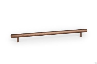 Boto 320 länglicher Möbelgriff, gebürstetes braunes Aluminium