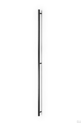 Boto 960 länglicher Möbelgriff, gebürstetes schwarzes Aluminium