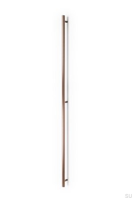 Boto 960 länglicher Möbelgriff, gebürstetes braunes Aluminium