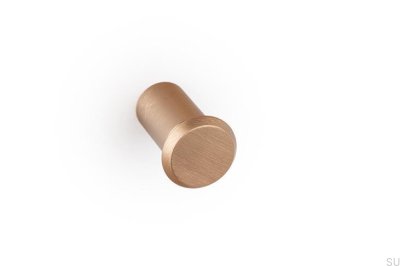 Phase 23 Aluminium-Möbelknopf, gebürstetes Gold, Cava