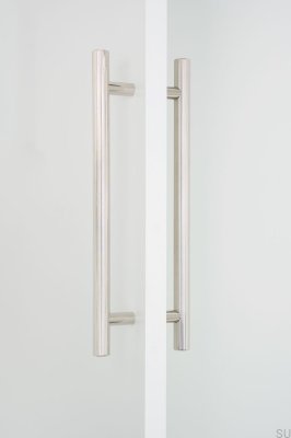 Boto Big 320 Aluminium Nickel-plattierter polierter doppelseitiger länglicher Möbelgriff