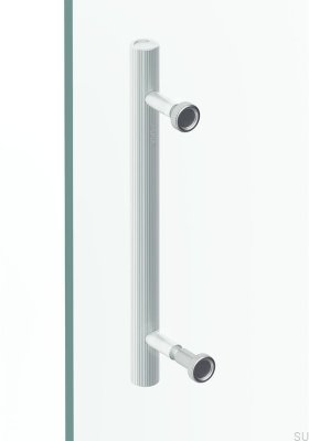 Boto 18 Aluminium Silber Gebürsteter Duschtürgriff