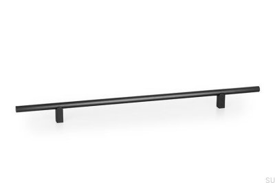 Kumo 320 länglicher Möbelgriff, Aluminium, schwarz, Titan