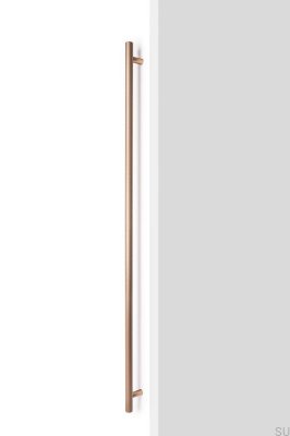 Boto Big 1024 Aluminium Gebürstetes Gold Cava Doppelseitiger länglicher Möbelgriff