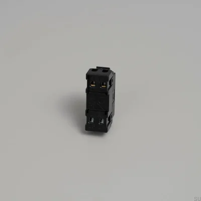 Kippschaltermodul Schwarz Europäischer Standard Modularer Kreuzschalter