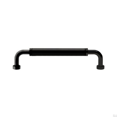 Langer Möbelgriff Brohult M 128 Metall schwarz
