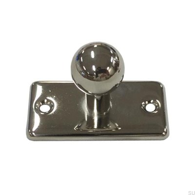 Möbelknopf mit Sockel 5320 Nickel poliert