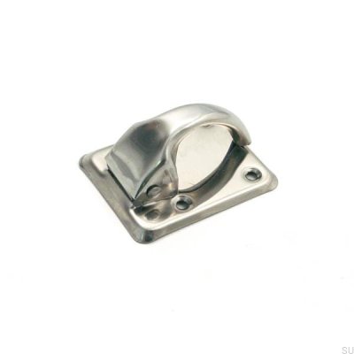 Länglicher Möbelgriff mit Unterlegscheibe 5181 Silber