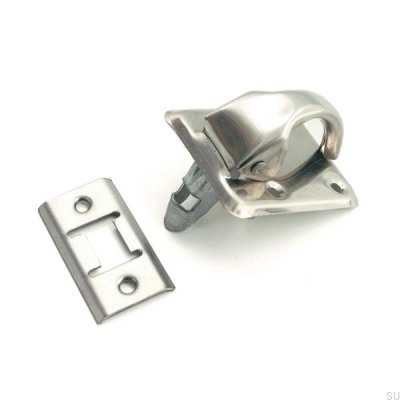 Länglicher Möbelgriff mit Schloss 5181 Silber