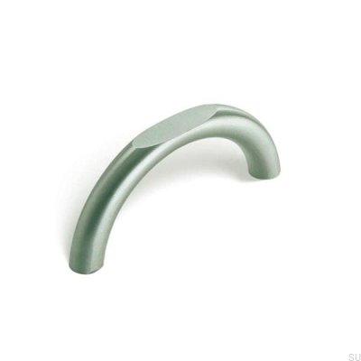 Länglicher Möbelgriff 9060 64 Silber