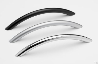 Möbelgriff verlängert 7860 96 Silber gebürstet (Aluminiumoptik)