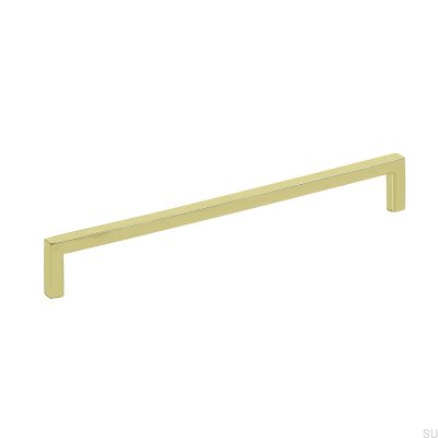 Verlängerter Möbelgriff Soft 192 Gold poliert