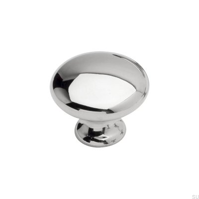 Möbelknopf 24226-25 Silber Nickel poliert