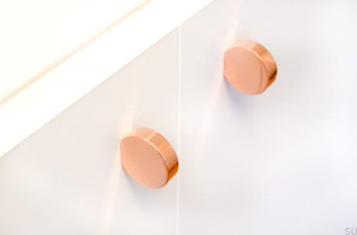 Möbelknopf Globe 20 Kupfer poliert unlackiert