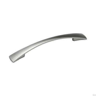Länglicher Möbelgriff Smögen 128 Silber