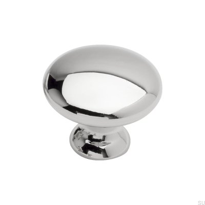 Möbelknopf 24226-30 Silber poliert Nickel
