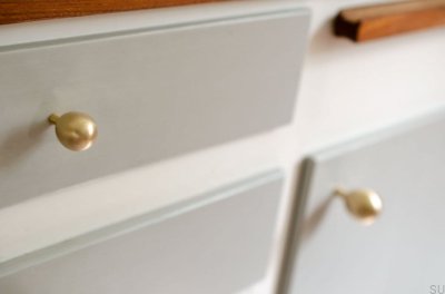 Möbelknopf Drop 20 Messing poliert unlackiert