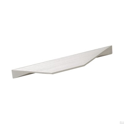 Cutt 96/128 Langer Möbelgriff, Aluminium Silber