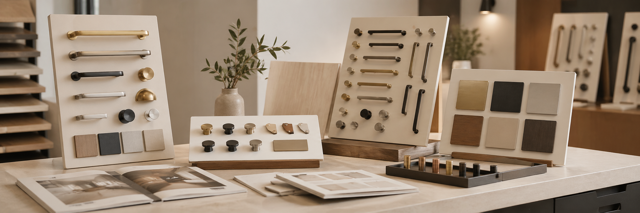 Scandinavian Handles Displays und Muster